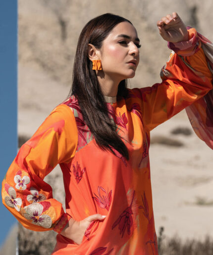 3 piece Embroidered  Lawn Suit