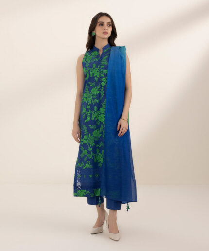 3 piece Embroidered  Lawn Suit
