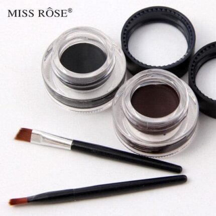 Miss rose jel eyeliner brown and black